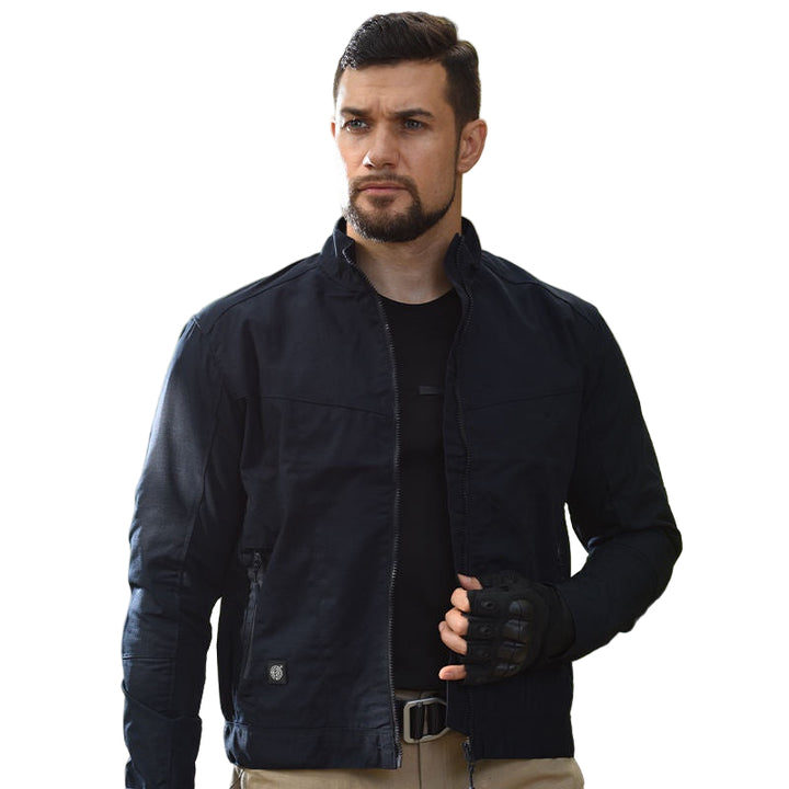 Men’s Zip Jacket with Stand-up Collar