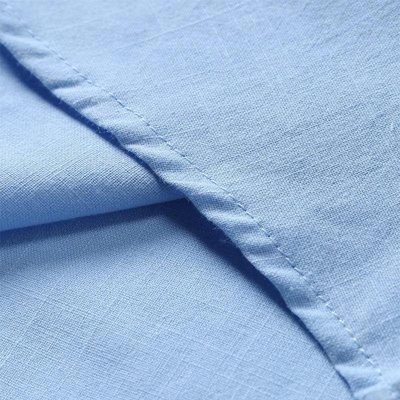 Men’s Polo Shirt with Pointed Collar and Chest Pocket