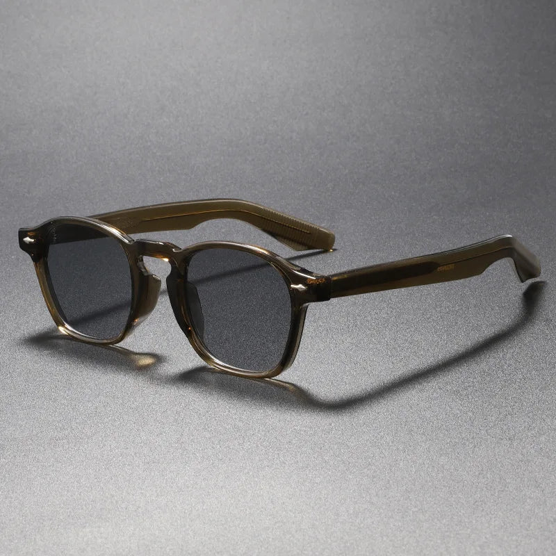 Men’s Sunglasses with Acetate Frame and Polished Finish