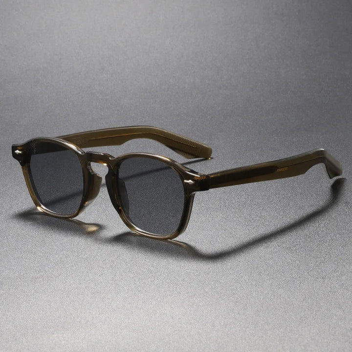 Men’s Sunglasses with Acetate Frame and Polished Finish