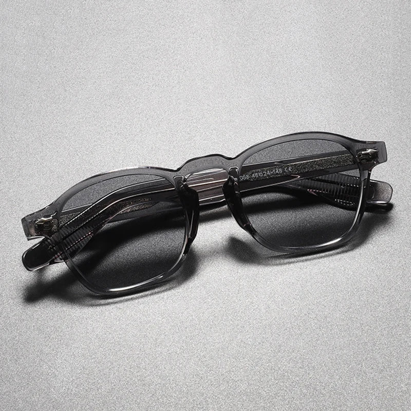 Men’s Sunglasses with Acetate Frame and Polished Finish