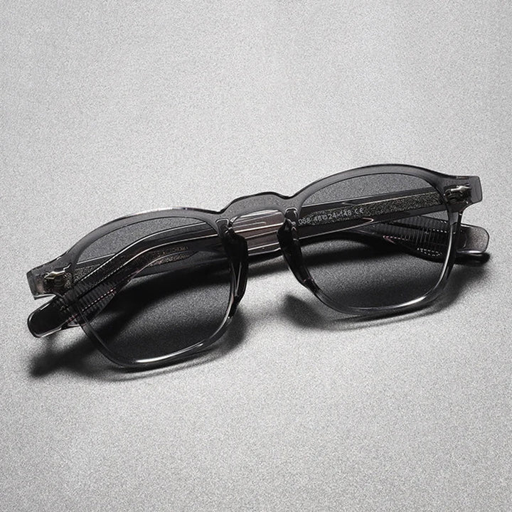 Men’s Sunglasses with Acetate Frame and Polished Finish