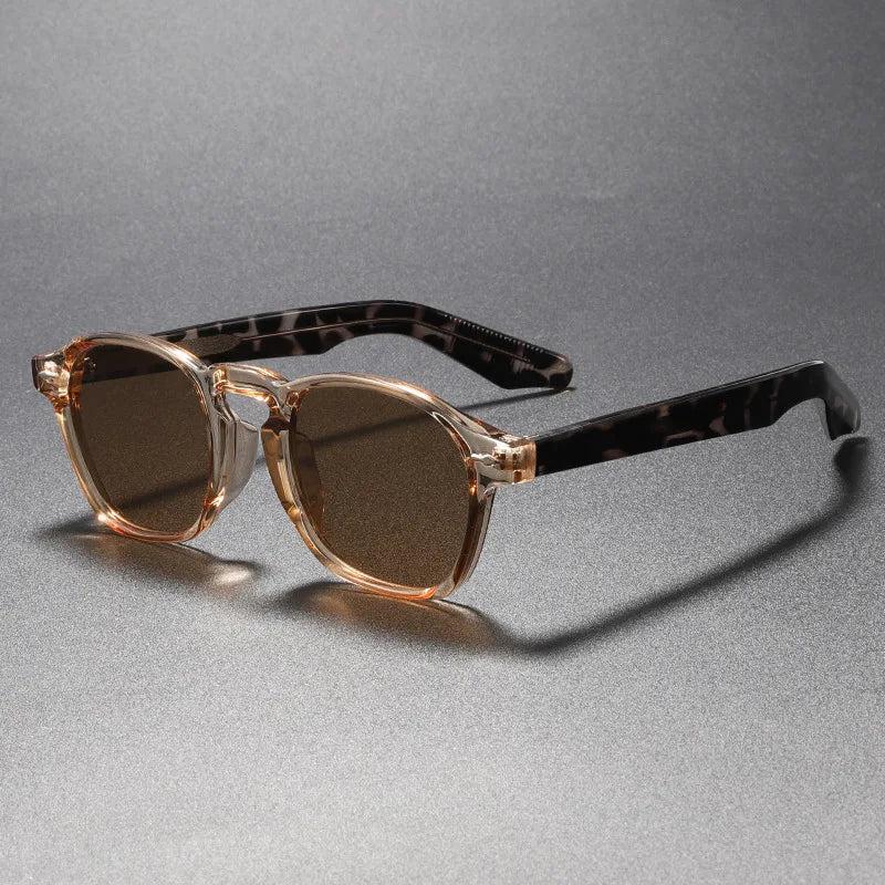 Men’s Sunglasses with Acetate Frame and Polished Finish