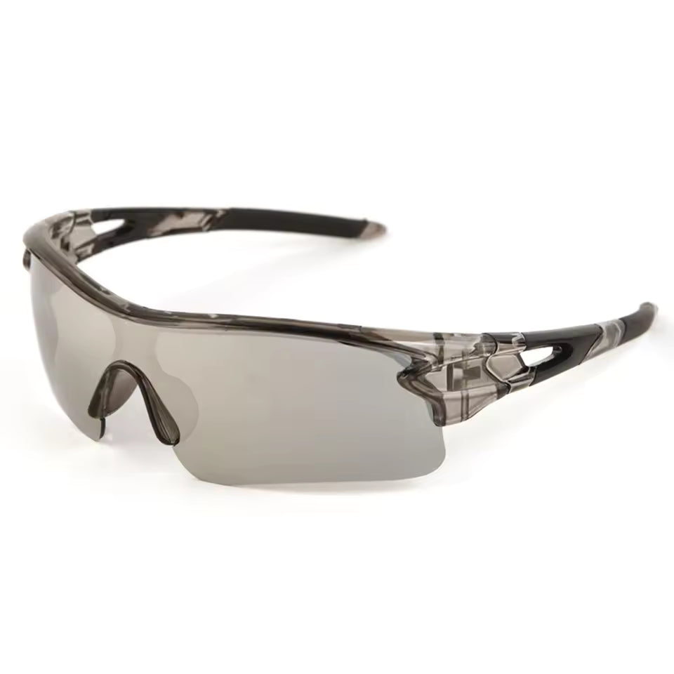 Men’s Sunglasses with Lightweight Frame and Wraparound Design