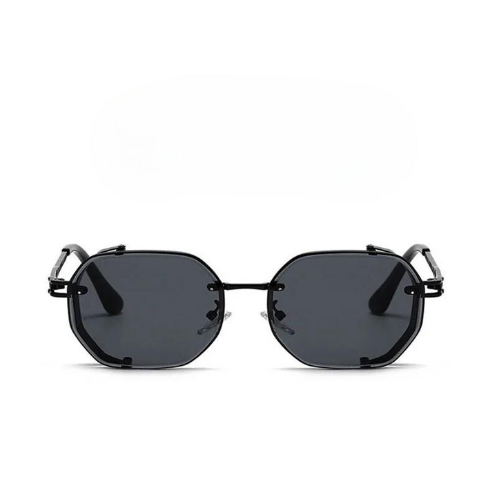 Men’s Sunglasses with Metal Accents and Round Frames