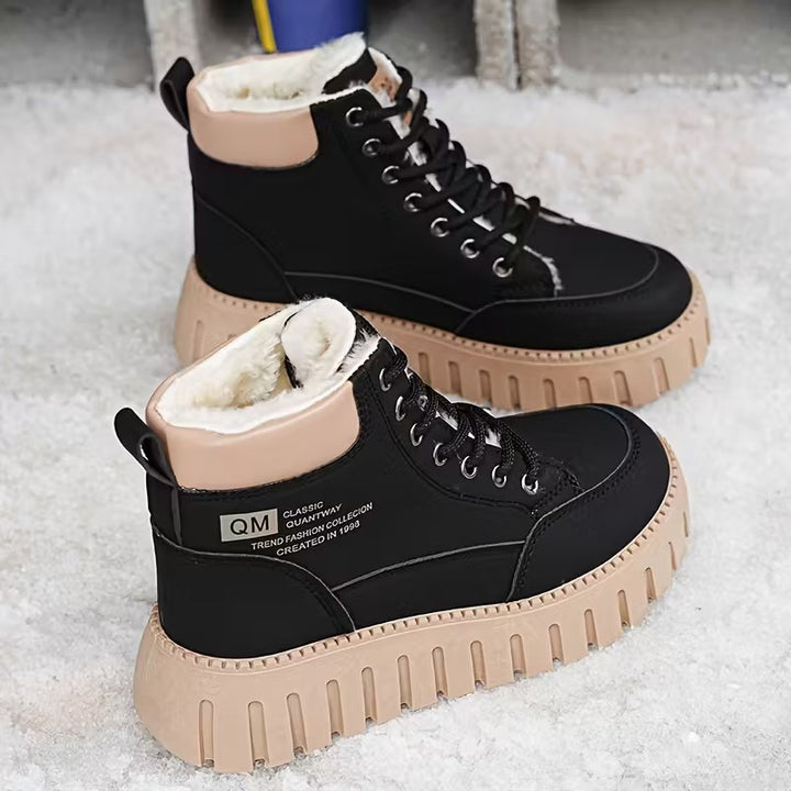 Women’s High-Top Lace-Up Winter Boots