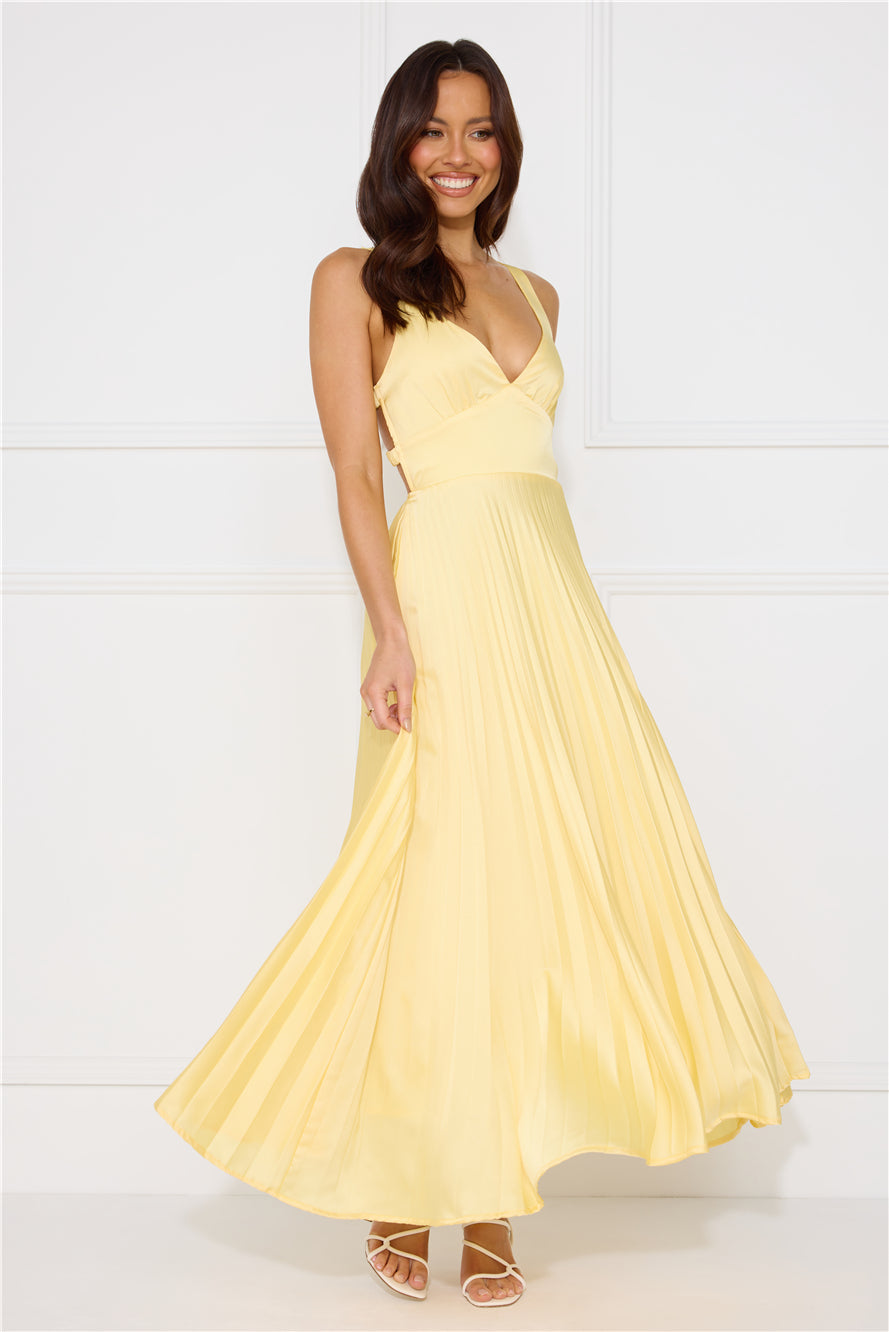 Women’s Maxi Dress with V-Neck and Crossed Back Straps