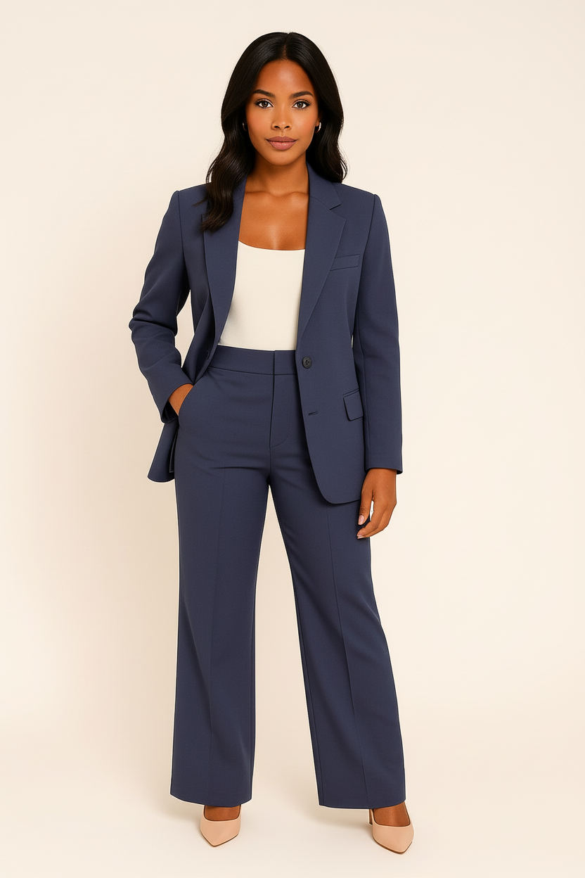 Women’s Two-Piece Suit with Blazer and Pants