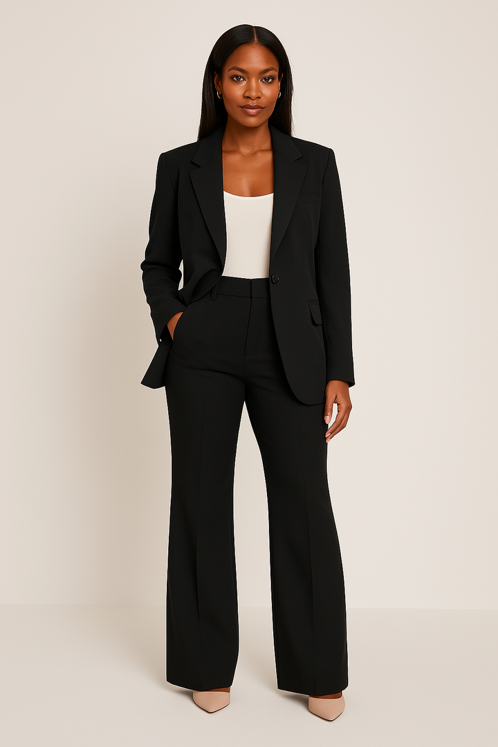 Women’s Two-Piece Suit with Blazer and Pants